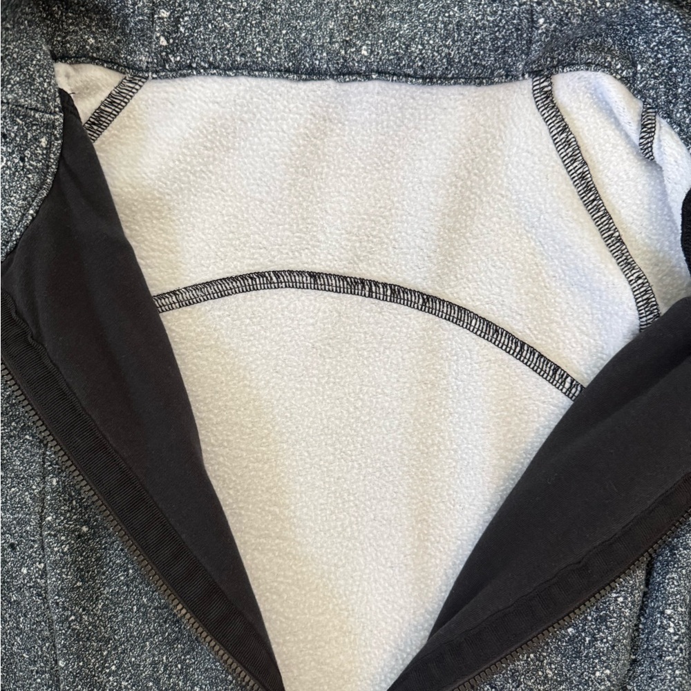Lululemon Scuba Speckle Gray Full Zip-Up Hoodie - Picture 8 of 8